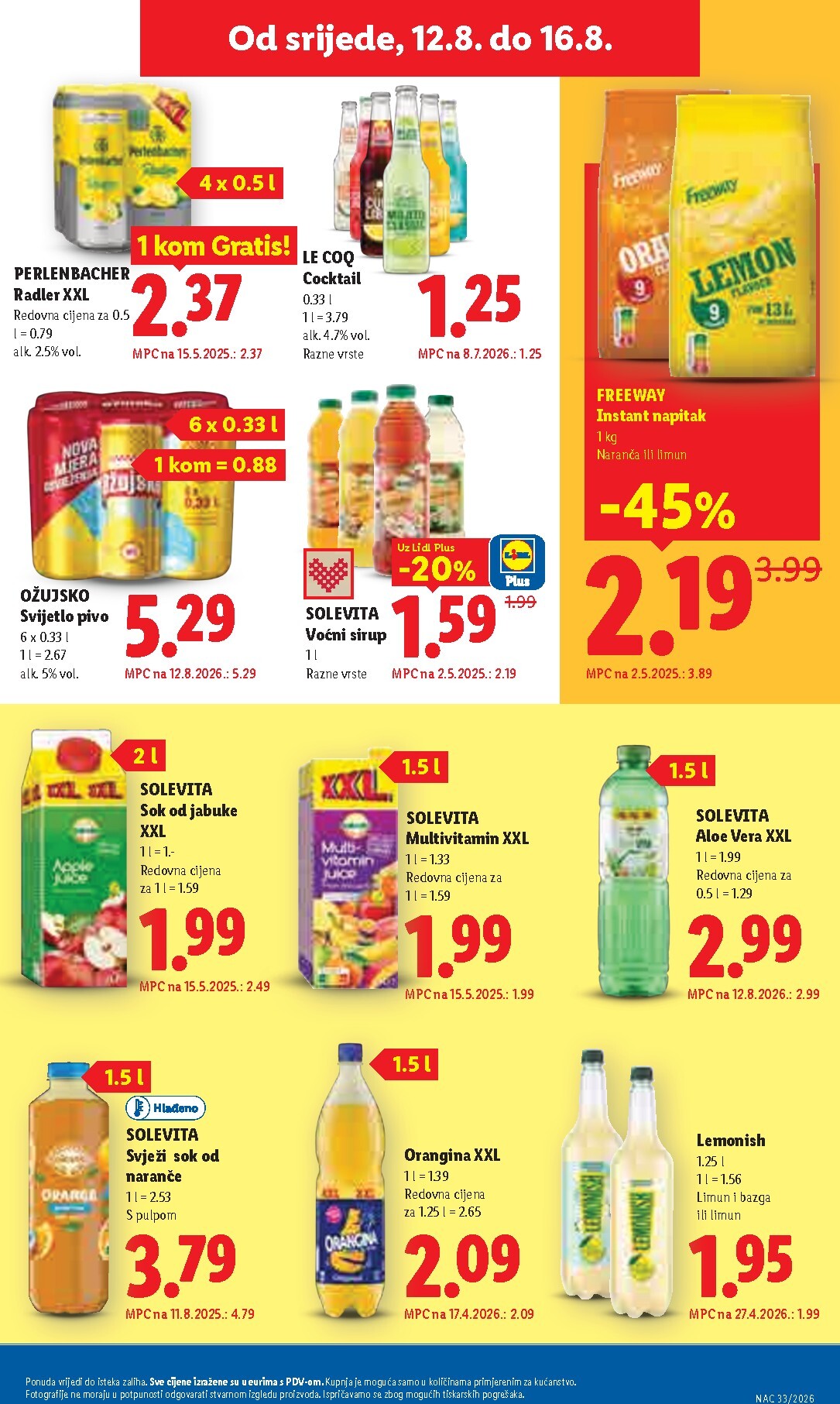 lidl - Novi Lidl katalog od ponedjeljka, 10.08.2026 do nedjelje, 16.08.2026 - page: 63