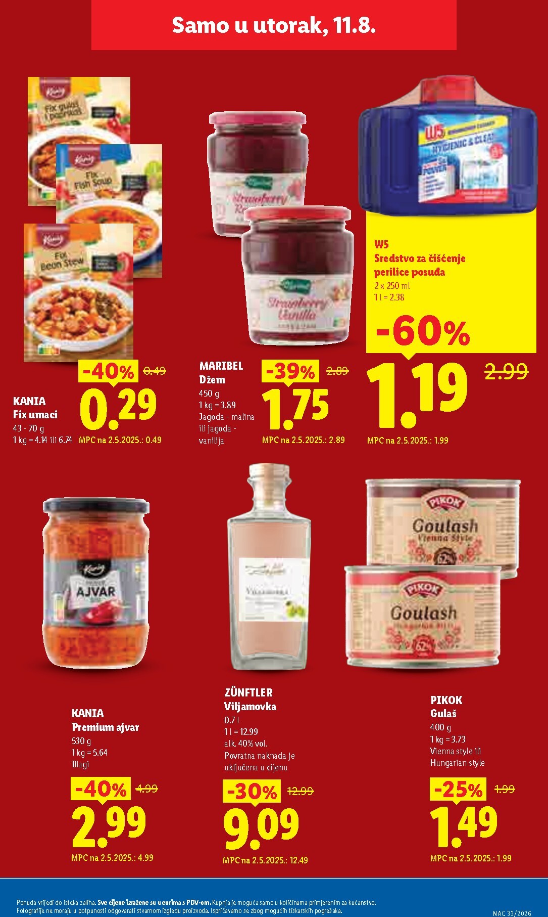 lidl - Aktualni katalog Lidl od ponedjeljka, 10.08.2026 do nedjelje, 16.08.2026 - page: 25