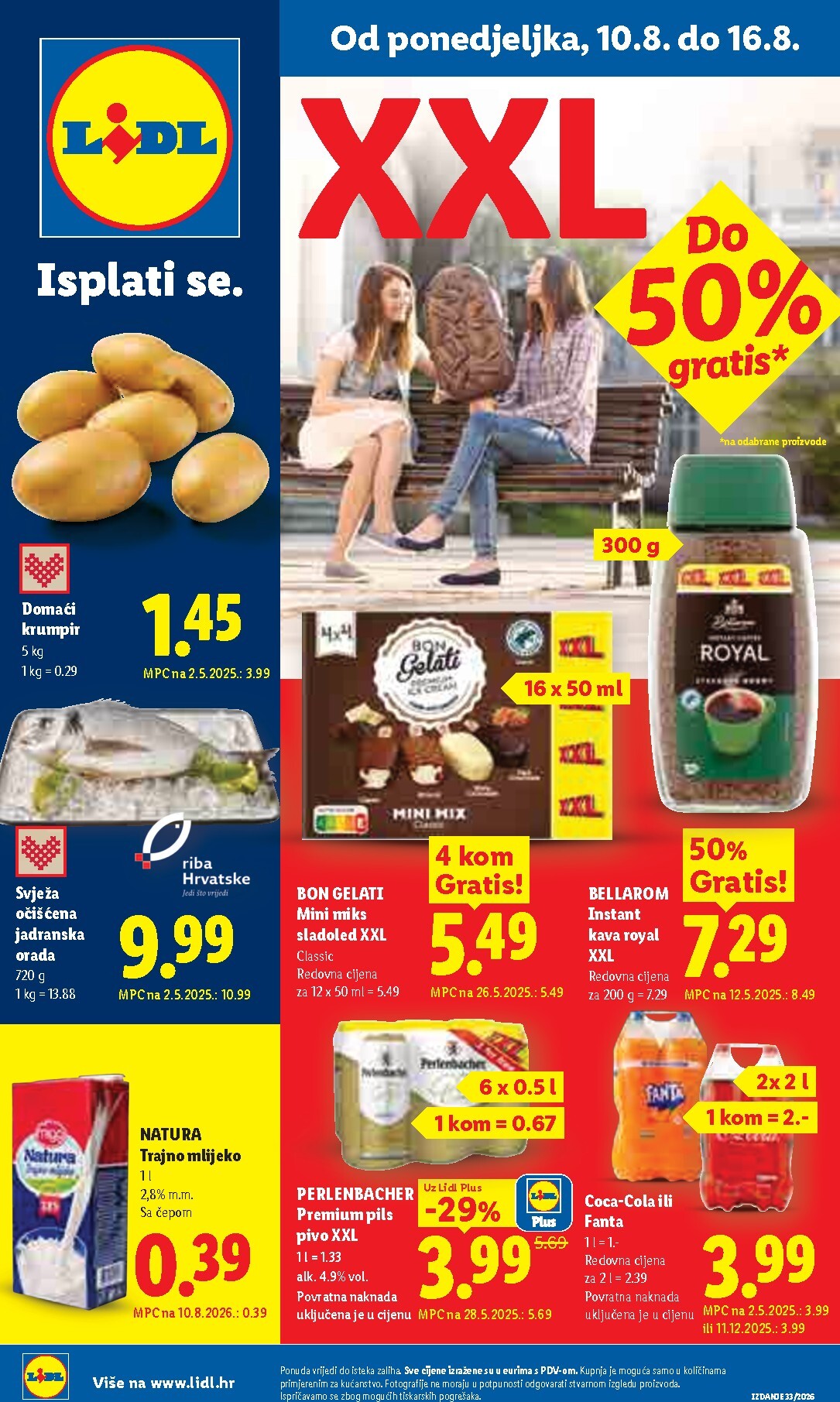 lidl - Aktualni katalog Lidl od ponedjeljka, 10.08.2026 do nedjelje, 16.08.2026