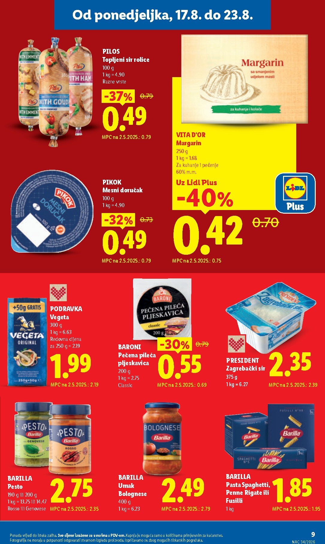 lidl - Novi Lidl katalog od ponedjeljka, 17.08.2026 do nedjelje, 23.08.2026 - page: 9