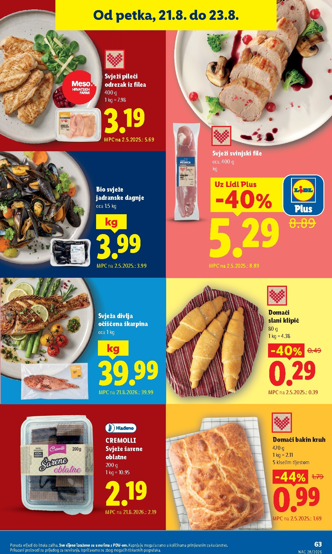 lidl - Aktualni katalog Lidl od ponedjeljka, 17.08.2026 do nedjelje, 23.08.2026 - page: 63