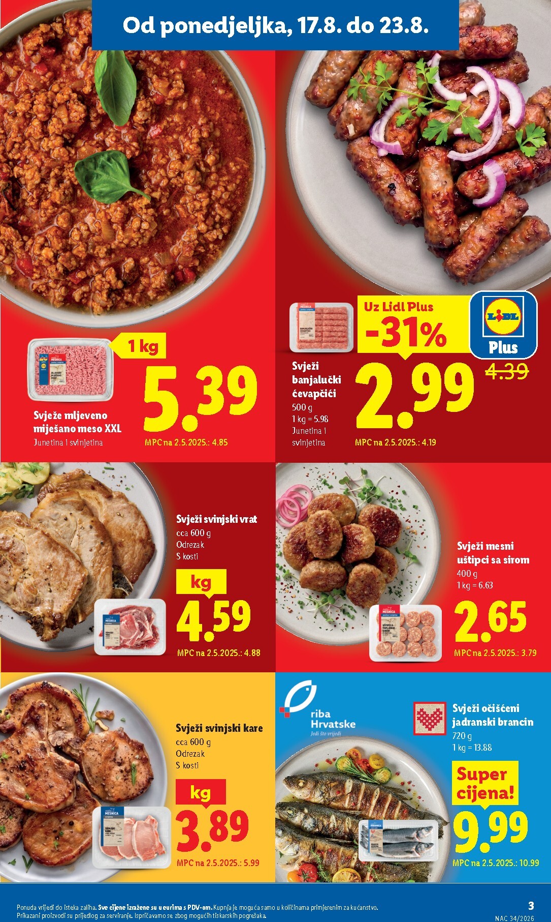 lidl - Aktualni katalog Lidl od ponedjeljka, 17.08.2026 do nedjelje, 23.08.2026 - page: 3