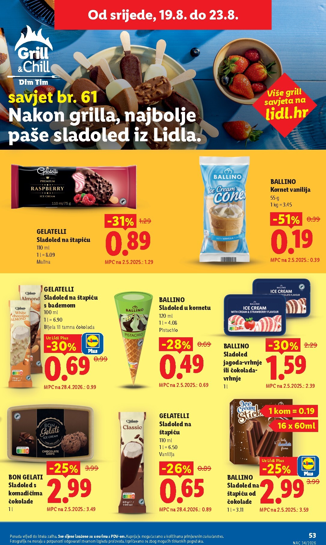 lidl - Aktualni katalog Lidl od ponedjeljka, 17.08.2026 do nedjelje, 23.08.2026 - page: 53
