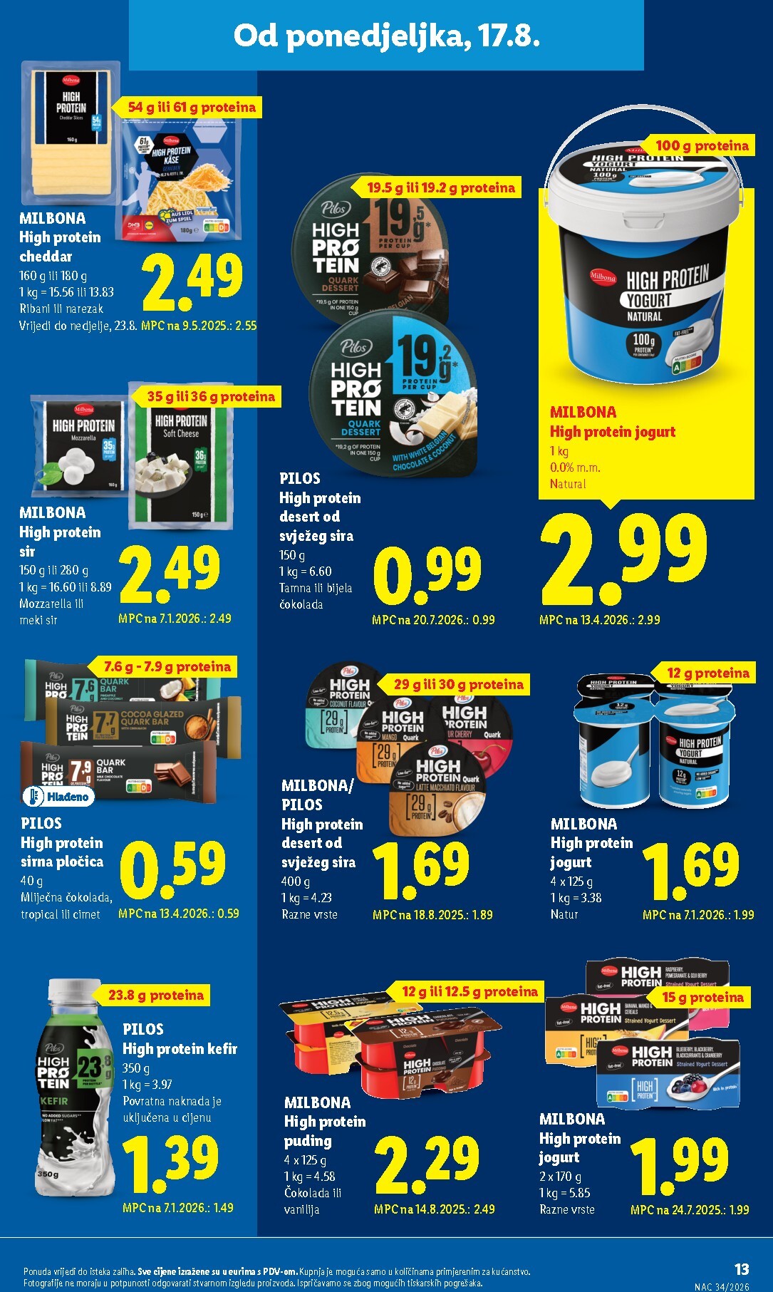 lidl - Aktualni katalog Lidl od ponedjeljka, 17.08.2026 do nedjelje, 23.08.2026 - page: 13