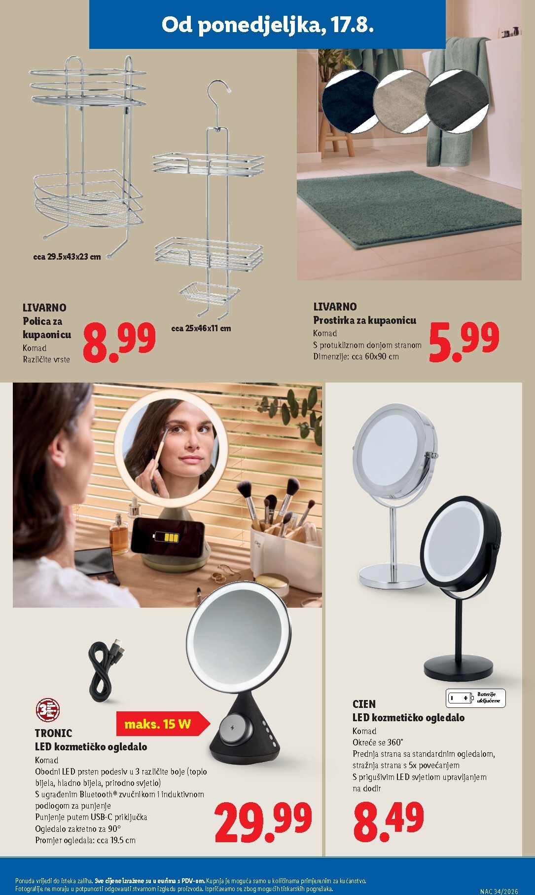 lidl - Aktualni katalog Lidl od ponedjeljka, 17.08.2026 do nedjelje, 23.08.2026 - page: 25