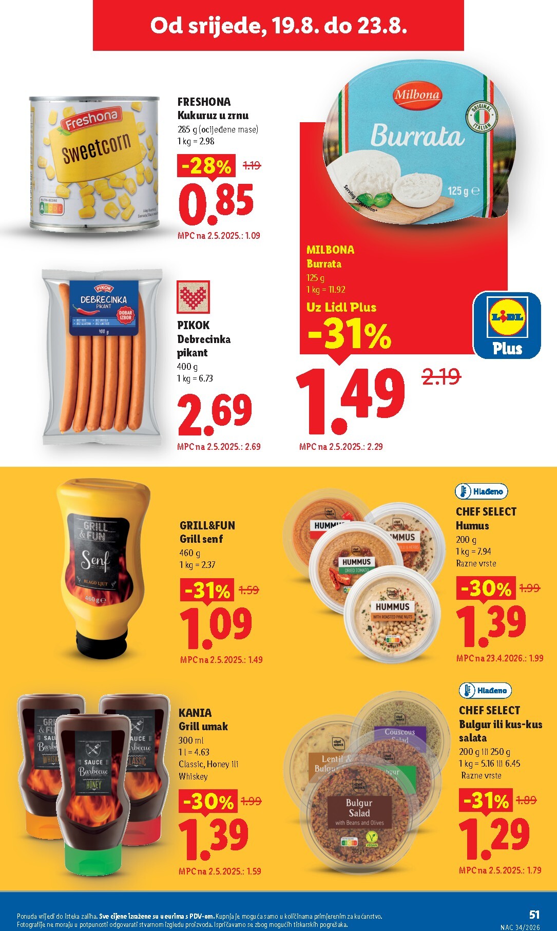 lidl - Aktualni katalog Lidl od ponedjeljka, 17.08.2026 do nedjelje, 23.08.2026 - page: 51