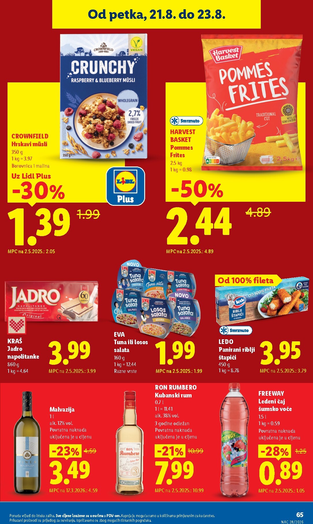 lidl - Aktualni katalog Lidl od ponedjeljka, 17.08.2026 do nedjelje, 23.08.2026 - page: 65