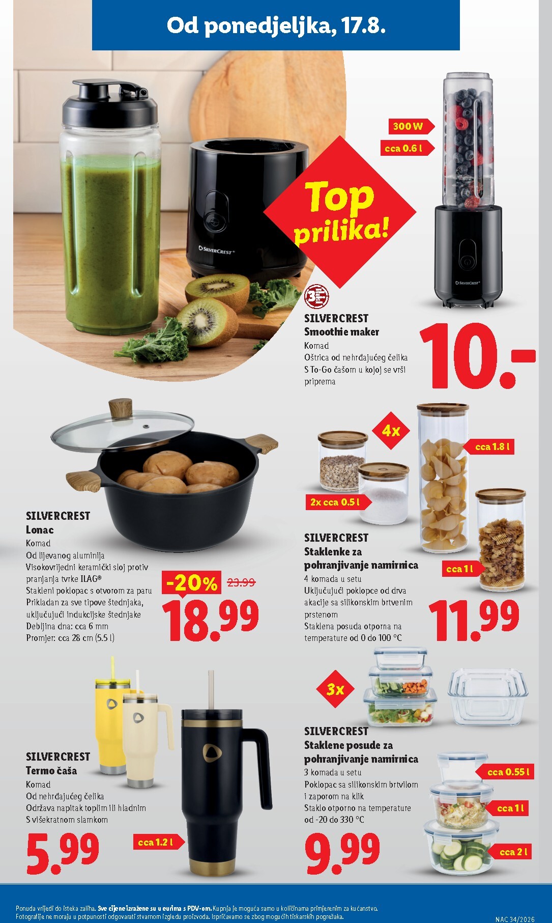 lidl - Aktualni katalog Lidl od ponedjeljka, 17.08.2026 do nedjelje, 23.08.2026 - page: 33
