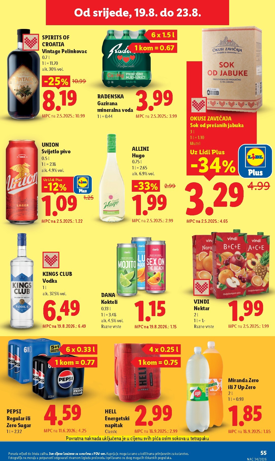 lidl - Aktualni katalog Lidl od ponedjeljka, 17.08.2026 do nedjelje, 23.08.2026 - page: 55