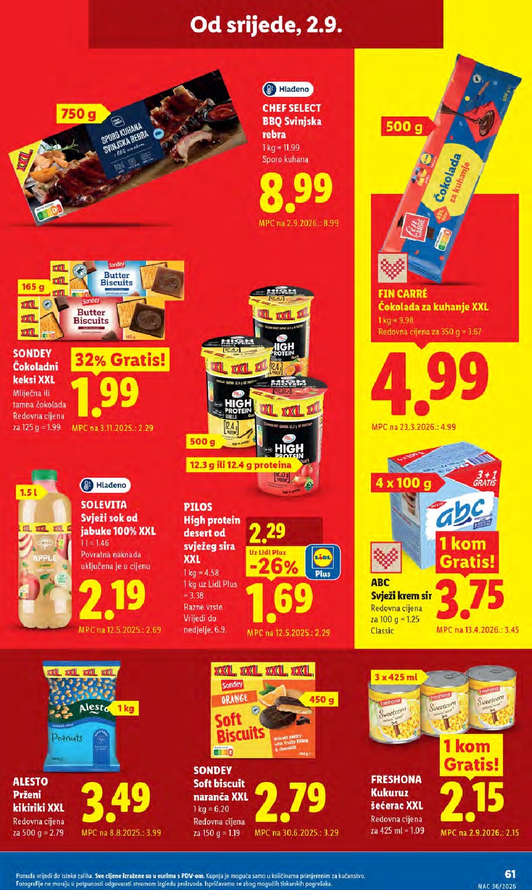 lidl - Novi Lidl katalog od ponedjeljka, 31.08.2026 do nedjelje, 06.09.2026 - page: 61