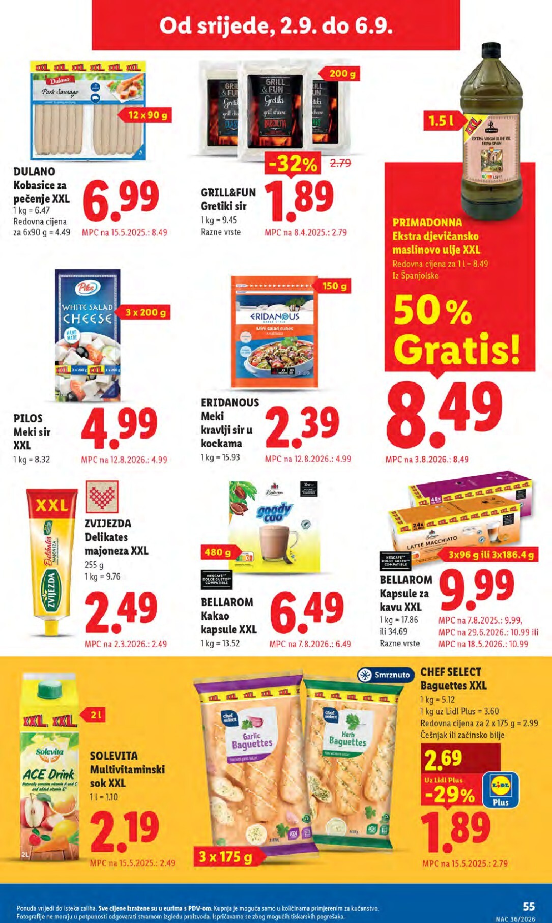 lidl - Novi Lidl katalog od ponedjeljka, 31.08.2026 do nedjelje, 06.09.2026 - page: 55