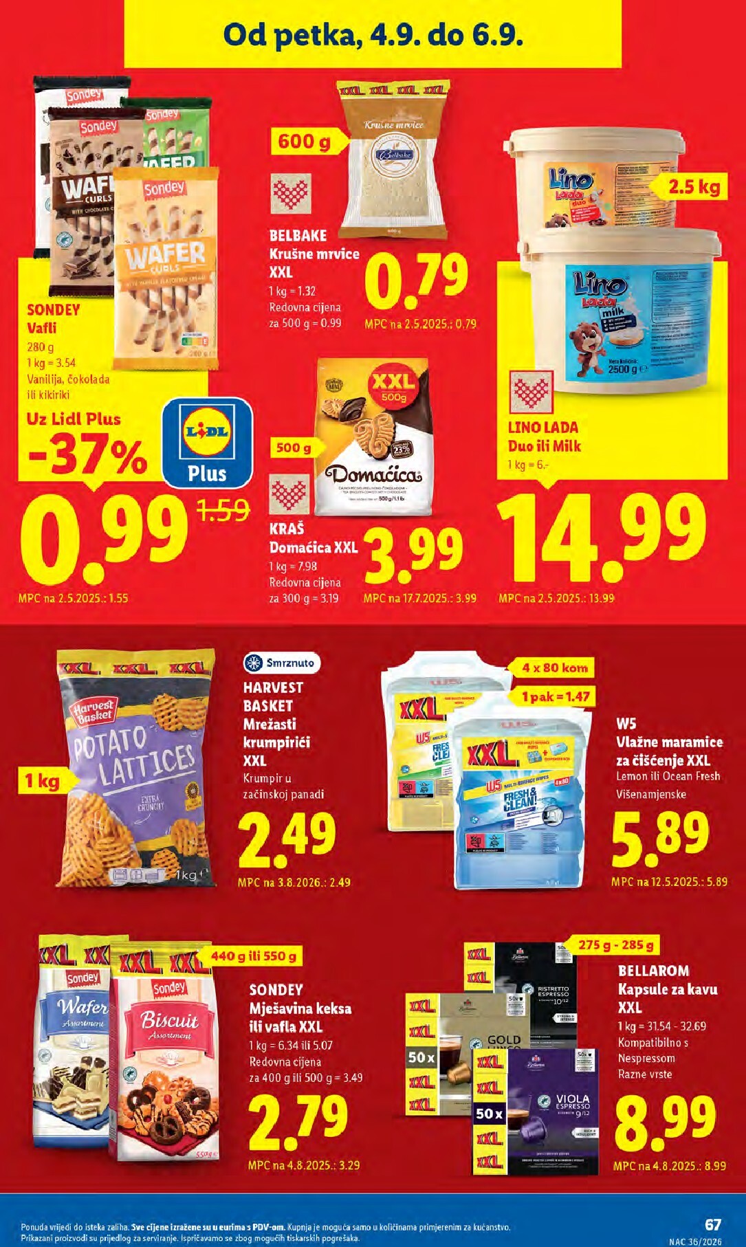lidl - Novi Lidl katalog od ponedjeljka, 31.08.2026 do nedjelje, 06.09.2026 - page: 67