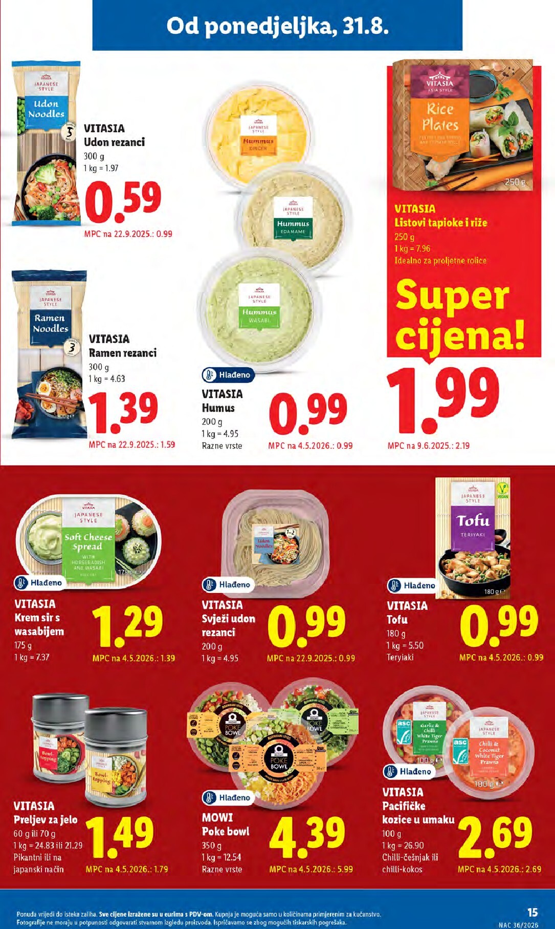 lidl - Aktualni katalog Lidl od ponedjeljka, 31.08.2026 do nedjelje, 06.09.2026 - page: 15
