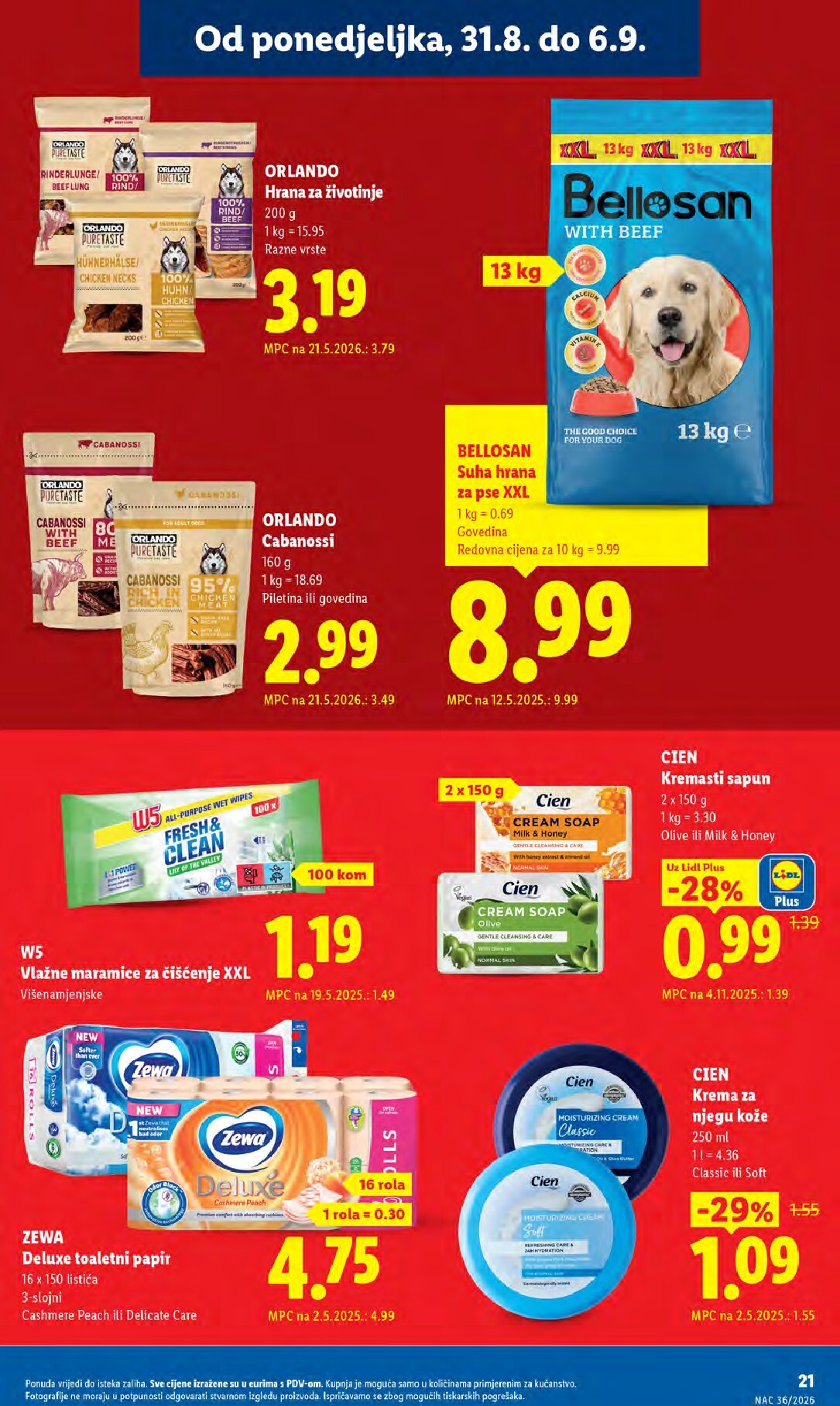 lidl - Aktualni katalog Lidl od ponedjeljka, 31.08.2026 do nedjelje, 06.09.2026 - page: 21