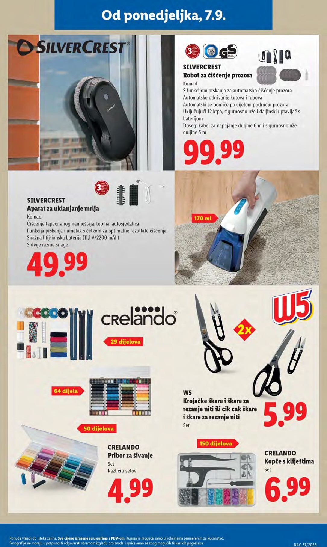 lidl - Novi Lidl katalog od ponedjeljka, 07.09.2026 do nedjelje, 13.09.2026 - page: 37