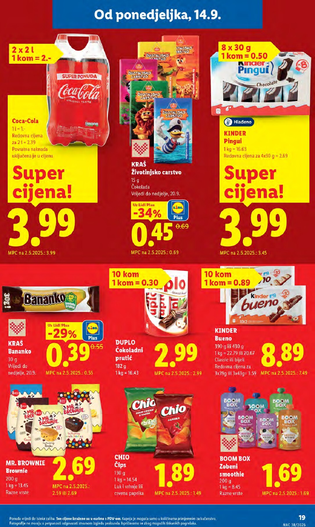 lidl - Novi Lidl katalog od ponedjeljka, 14.09.2026 do nedjelje, 20.09.2026 - page: 19