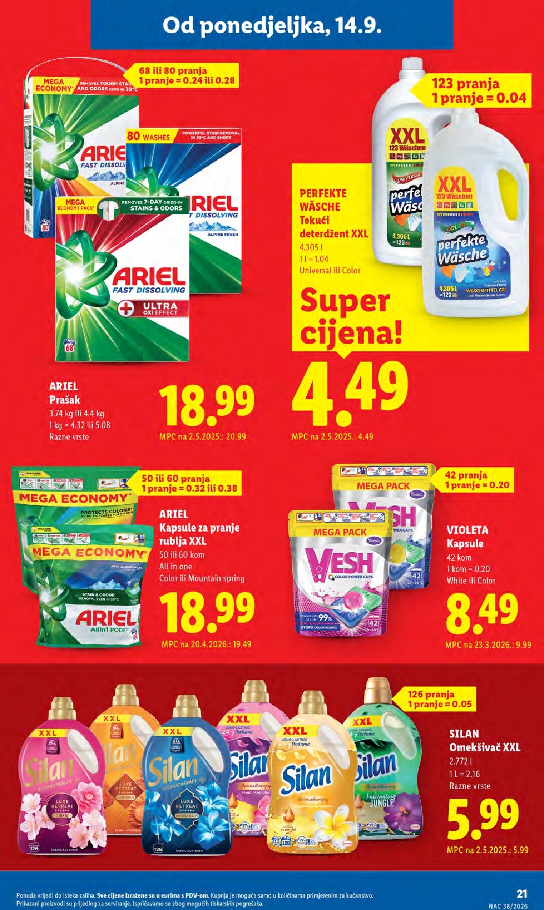 lidl - Novi Lidl katalog od ponedjeljka, 14.09.2026 do nedjelje, 20.09.2026 - page: 21
