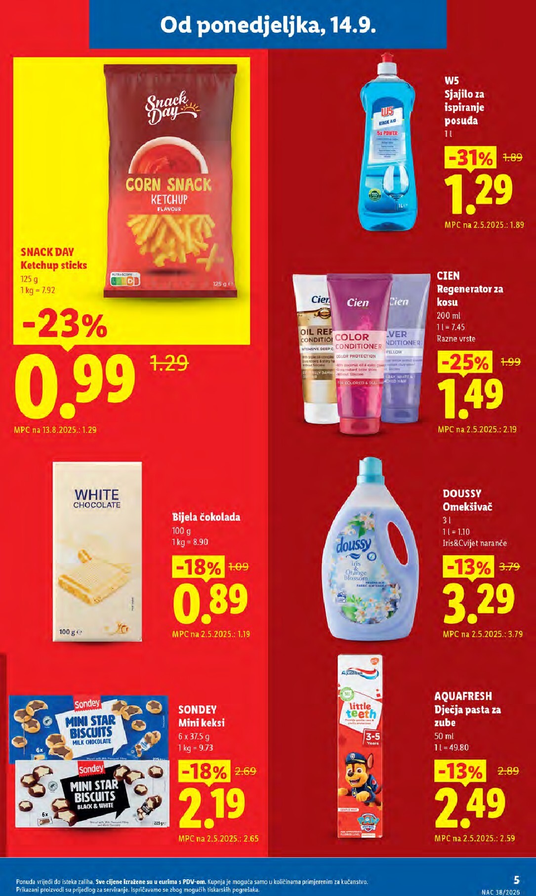 lidl - Novi Lidl katalog od ponedjeljka, 14.09.2026 do nedjelje, 20.09.2026 - page: 5