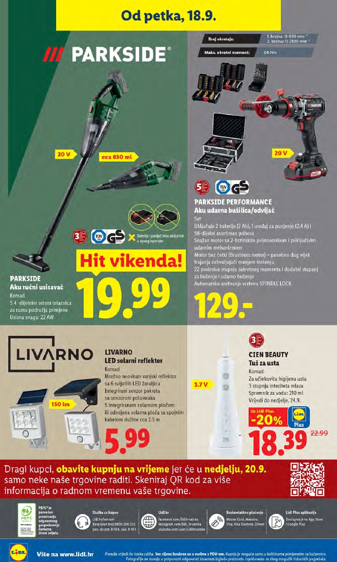 lidl - Novi Lidl katalog od ponedjeljka, 14.09.2026 do nedjelje, 20.09.2026 - page: 72