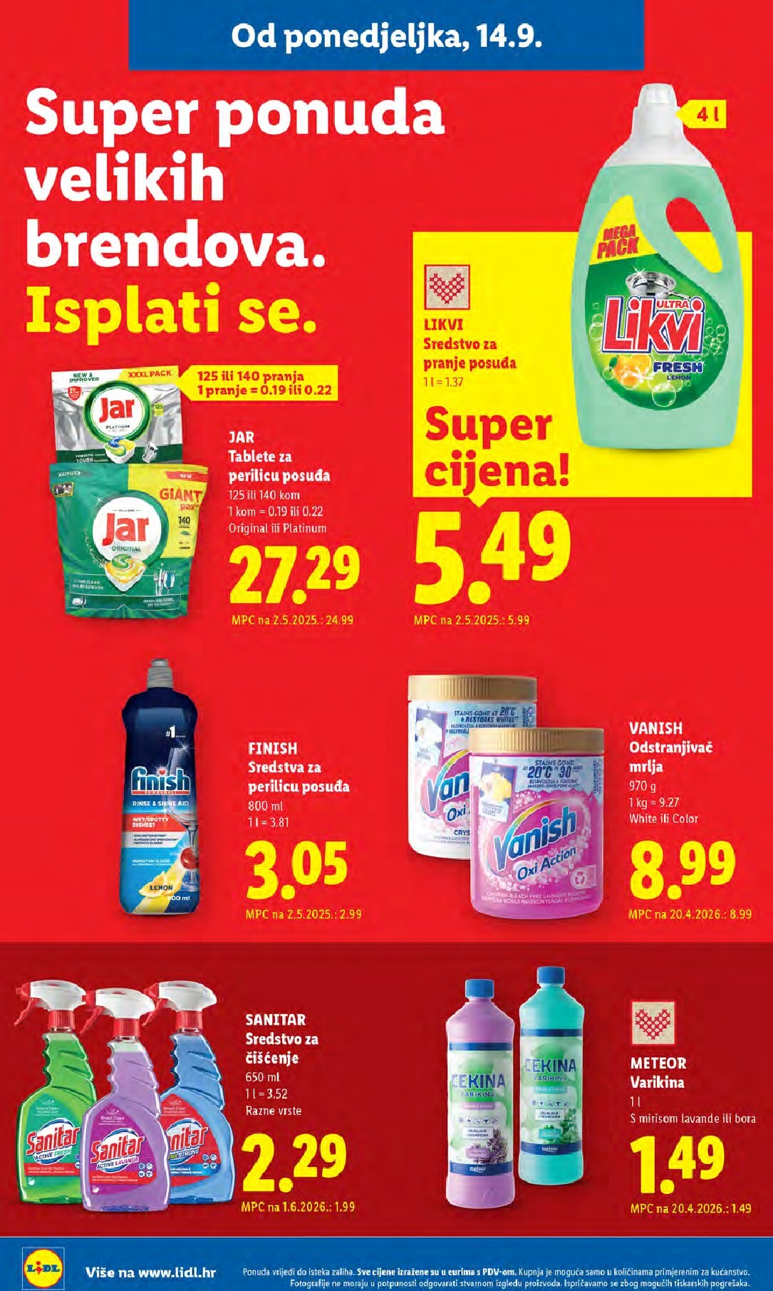 lidl - Novi Lidl katalog od ponedjeljka, 14.09.2026 do nedjelje, 20.09.2026 - page: 20