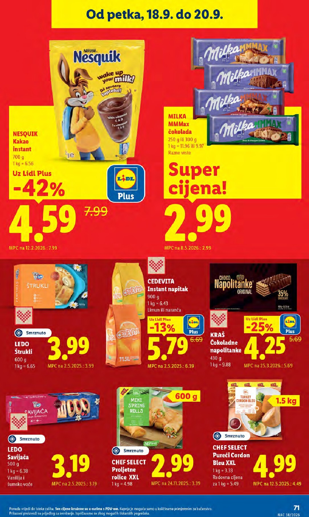 lidl - Novi Lidl katalog od ponedjeljka, 14.09.2026 do nedjelje, 20.09.2026 - page: 71