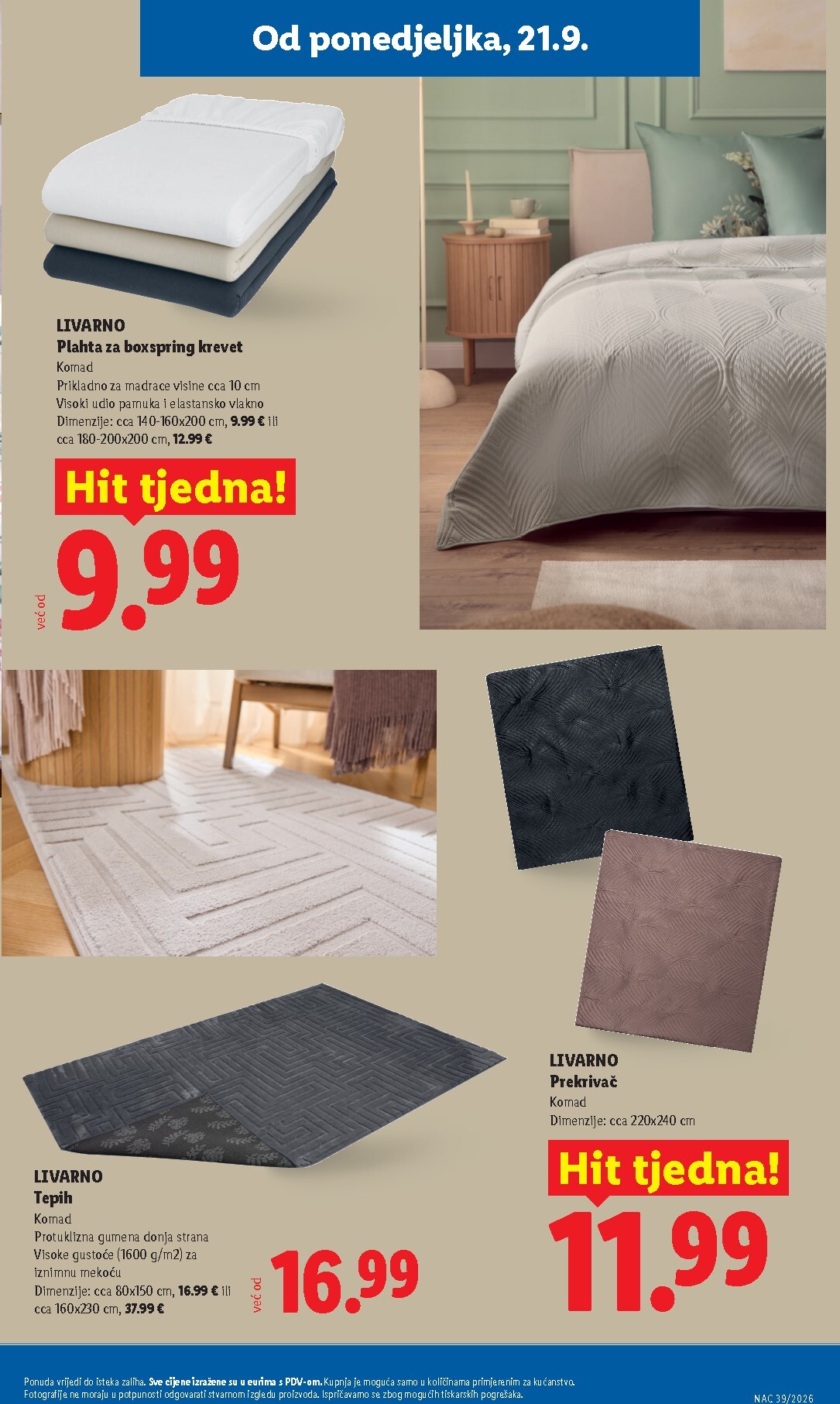 lidl - Novi Lidl katalog od ponedjeljka, 21.09.2026 do nedjelje, 27.09.2026 - page: 21