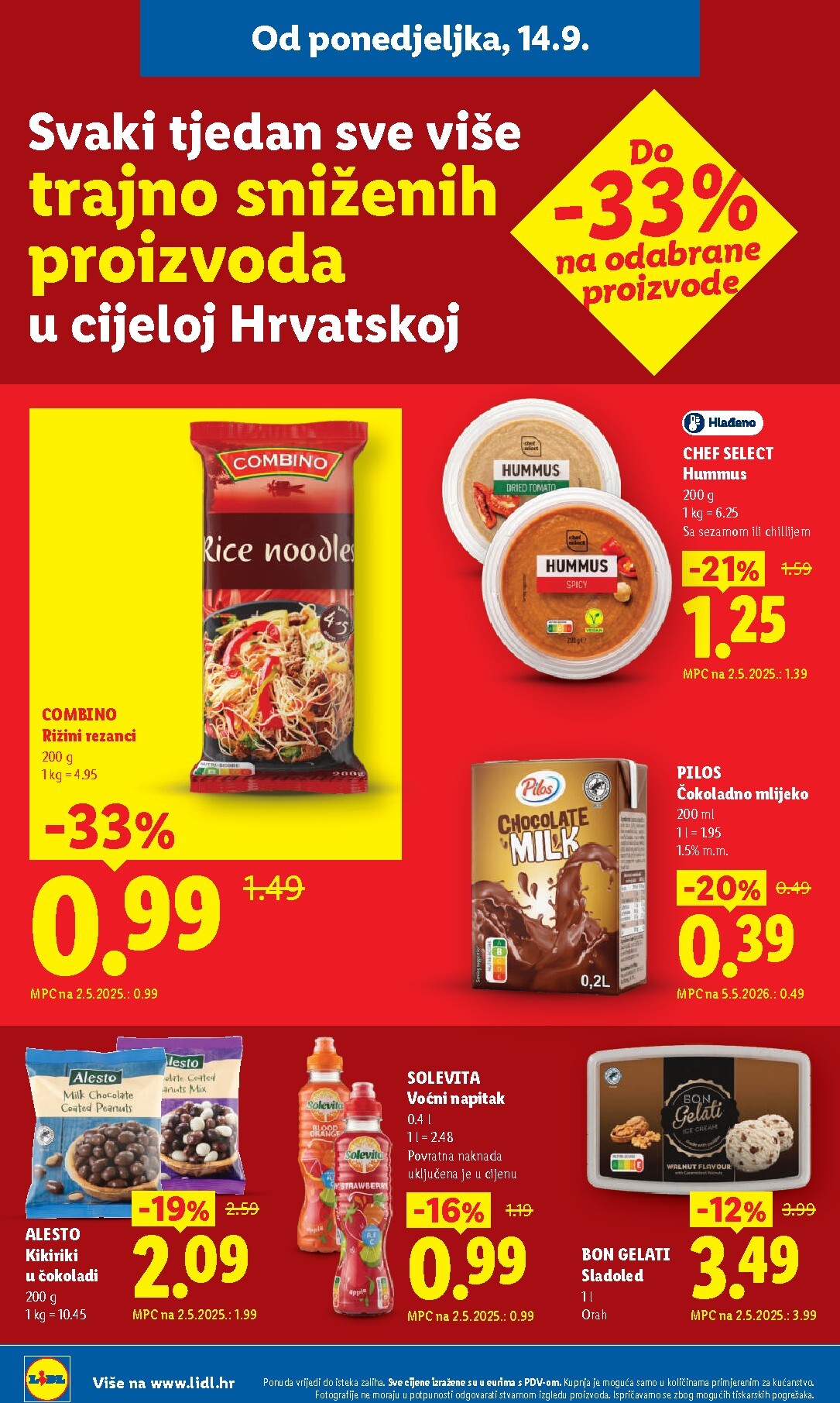 lidl - Aktualni katalog Lidl - Svaki tjedan trajno snižene cijene od ponedjeljka, 05.10.2026 do subote, 31.10.2026 - page: 12