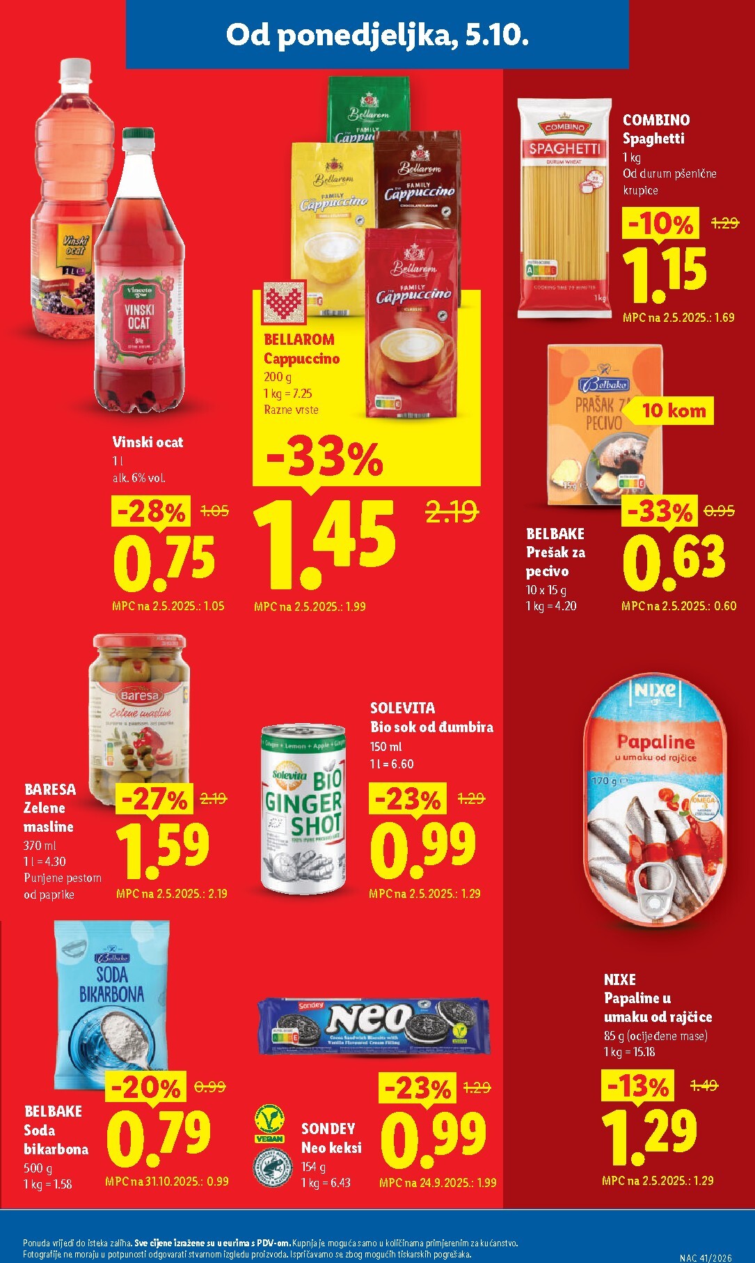 lidl - Aktualni katalog Lidl - Svaki tjedan trajno snižene cijene od ponedjeljka, 05.10.2026 do subote, 31.10.2026 - page: 3