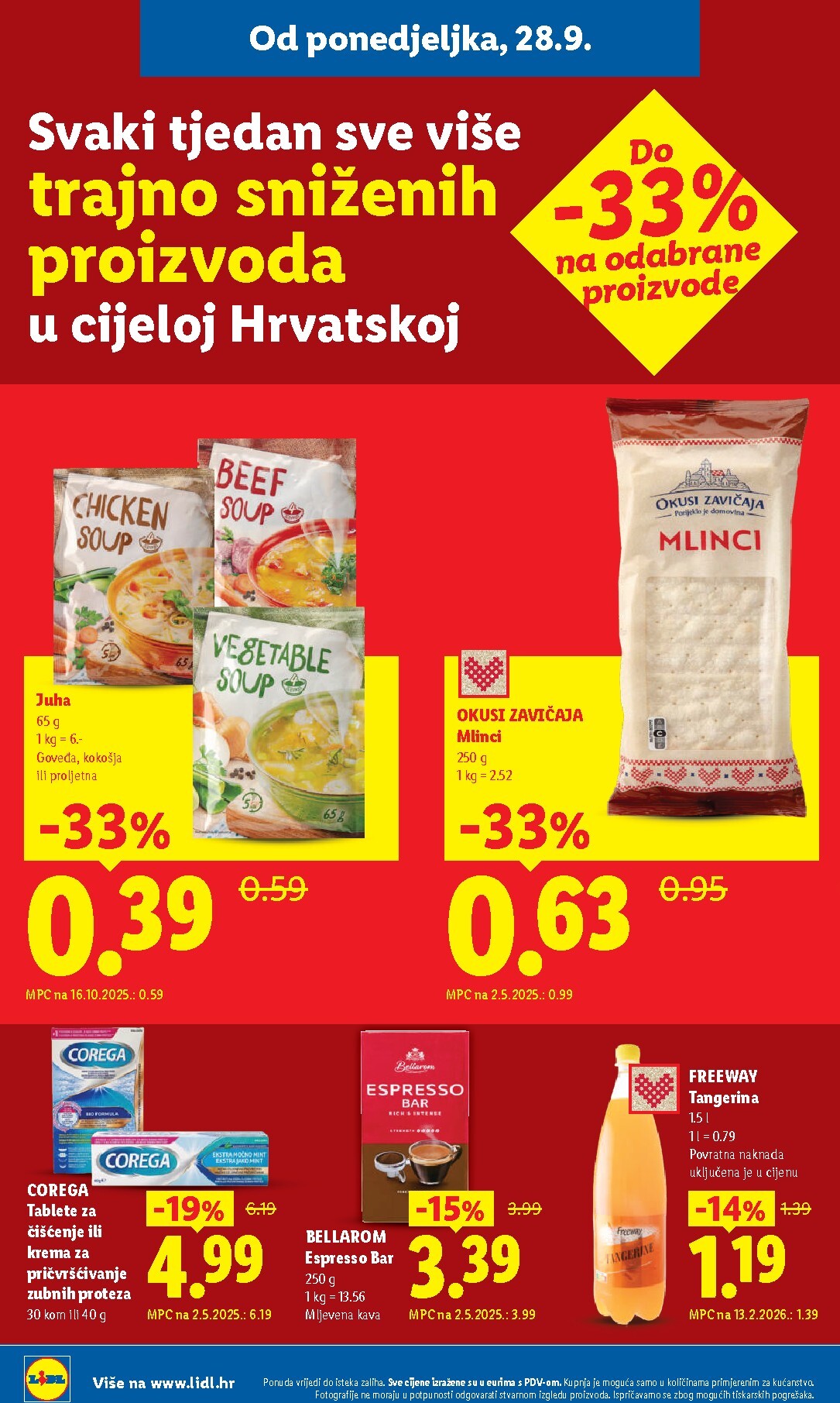 lidl - Aktualni katalog Lidl - Svaki tjedan trajno snižene cijene od ponedjeljka, 05.10.2026 do subote, 31.10.2026 - page: 6