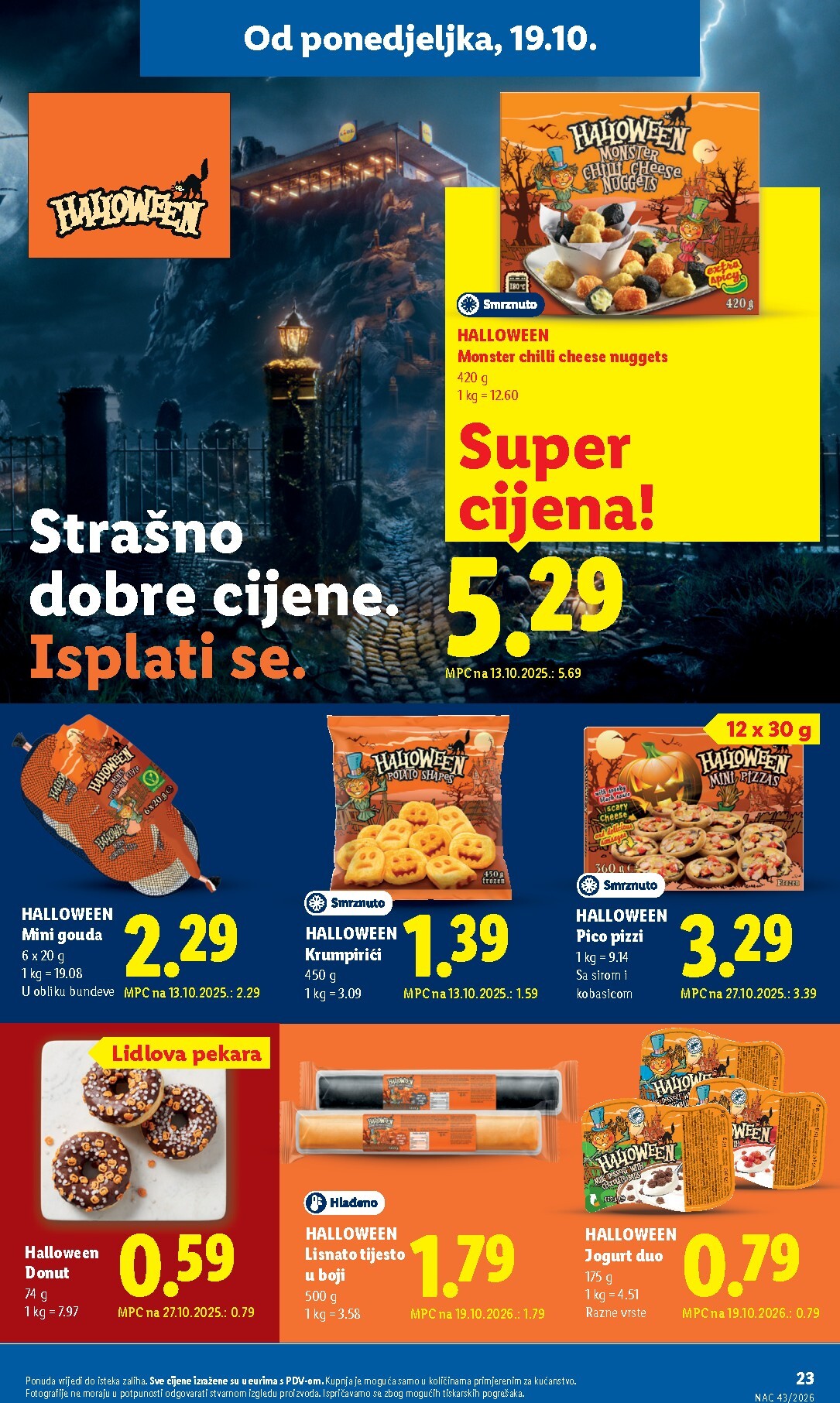 lidl - Novi Lidl katalog od ponedjeljka, 19.10.2026 do nedjelje, 25.10.2026 - page: 23