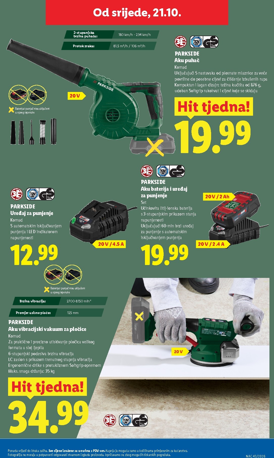 lidl - Novi Lidl katalog od ponedjeljka, 19.10.2026 do nedjelje, 25.10.2026 - page: 43