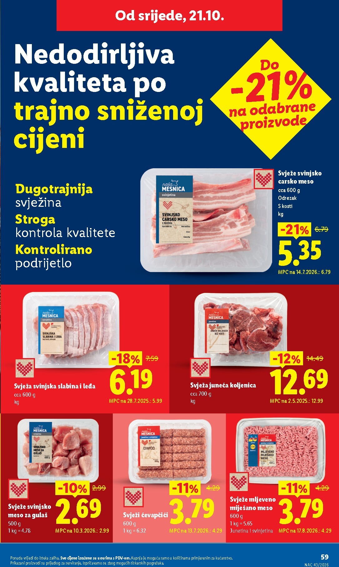 lidl - Novi Lidl katalog od ponedjeljka, 19.10.2026 do nedjelje, 25.10.2026 - page: 59