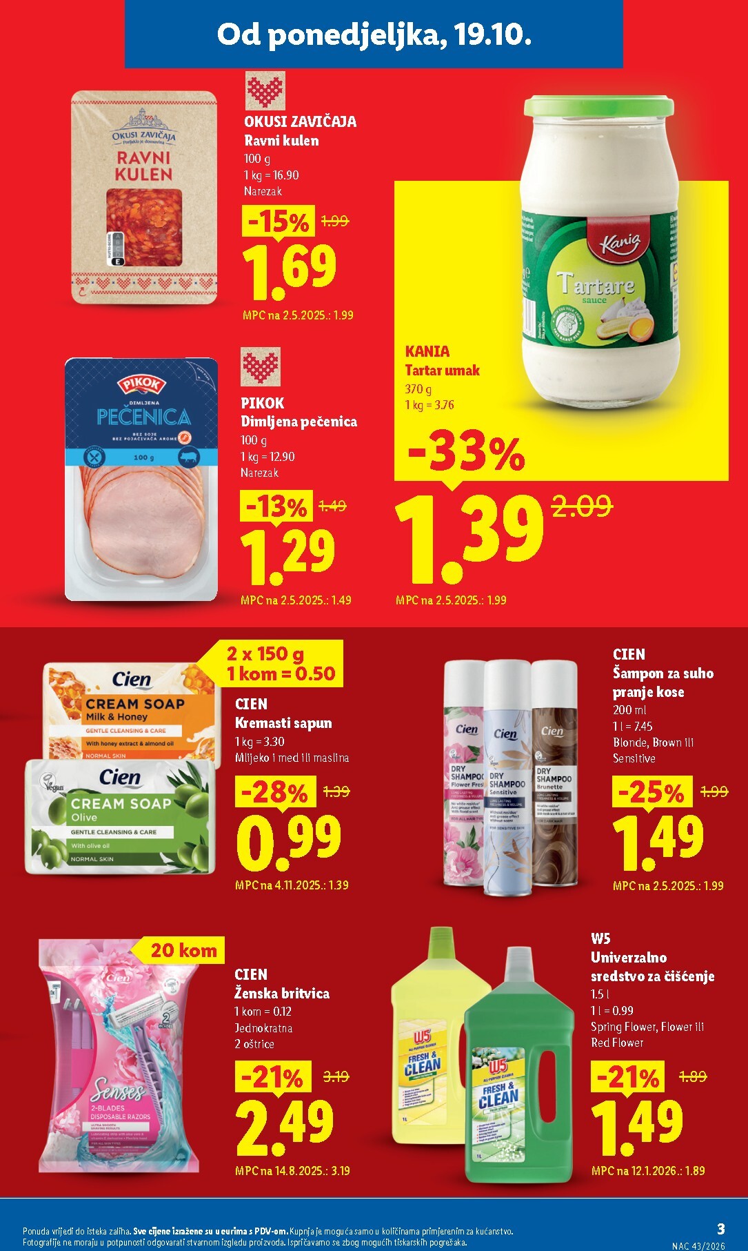 lidl - Novi Lidl katalog od ponedjeljka, 19.10.2026 do nedjelje, 25.10.2026 - page: 3