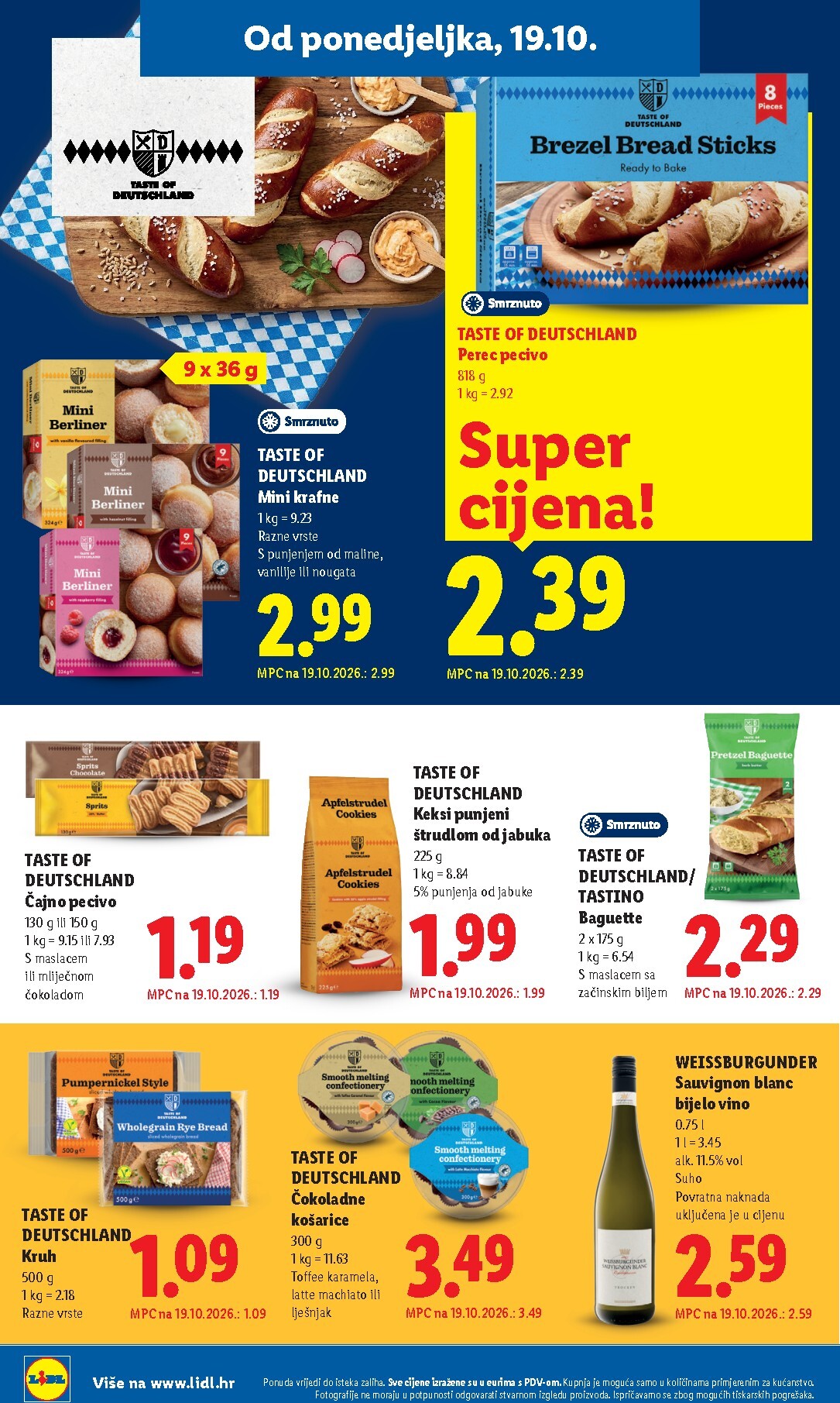 lidl - Novi Lidl katalog od ponedjeljka, 19.10.2026 do nedjelje, 25.10.2026 - page: 22