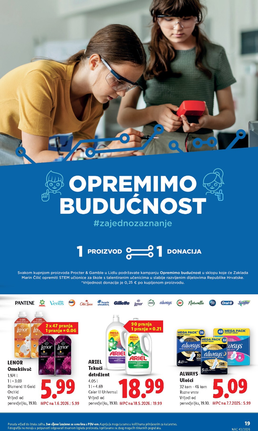 lidl - Aktualni katalog Lidl od ponedjeljka, 19.10.2026 do nedjelje, 25.10.2026 - page: 19
