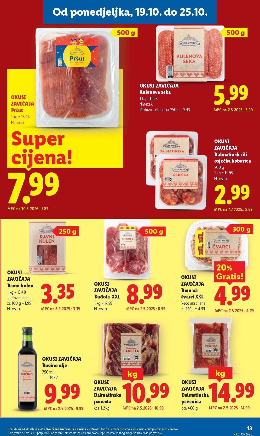 lidl - Aktualni katalog Lidl od ponedjeljka, 19.10.2026 do nedjelje, 25.10.2026 - page: 13