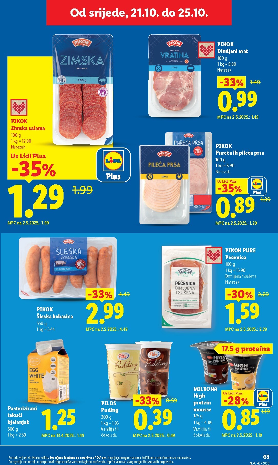 lidl - Aktualni katalog Lidl od ponedjeljka, 19.10.2026 do nedjelje, 25.10.2026 - page: 63
