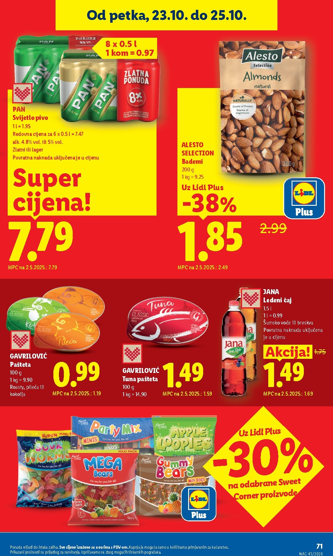 lidl - Aktualni katalog Lidl od ponedjeljka, 19.10.2026 do nedjelje, 25.10.2026 - page: 71