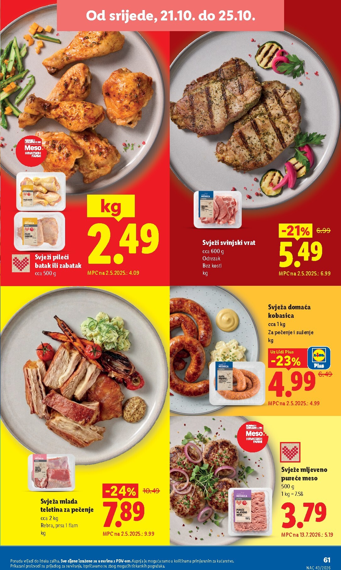 lidl - Aktualni katalog Lidl od ponedjeljka, 19.10.2026 do nedjelje, 25.10.2026 - page: 61