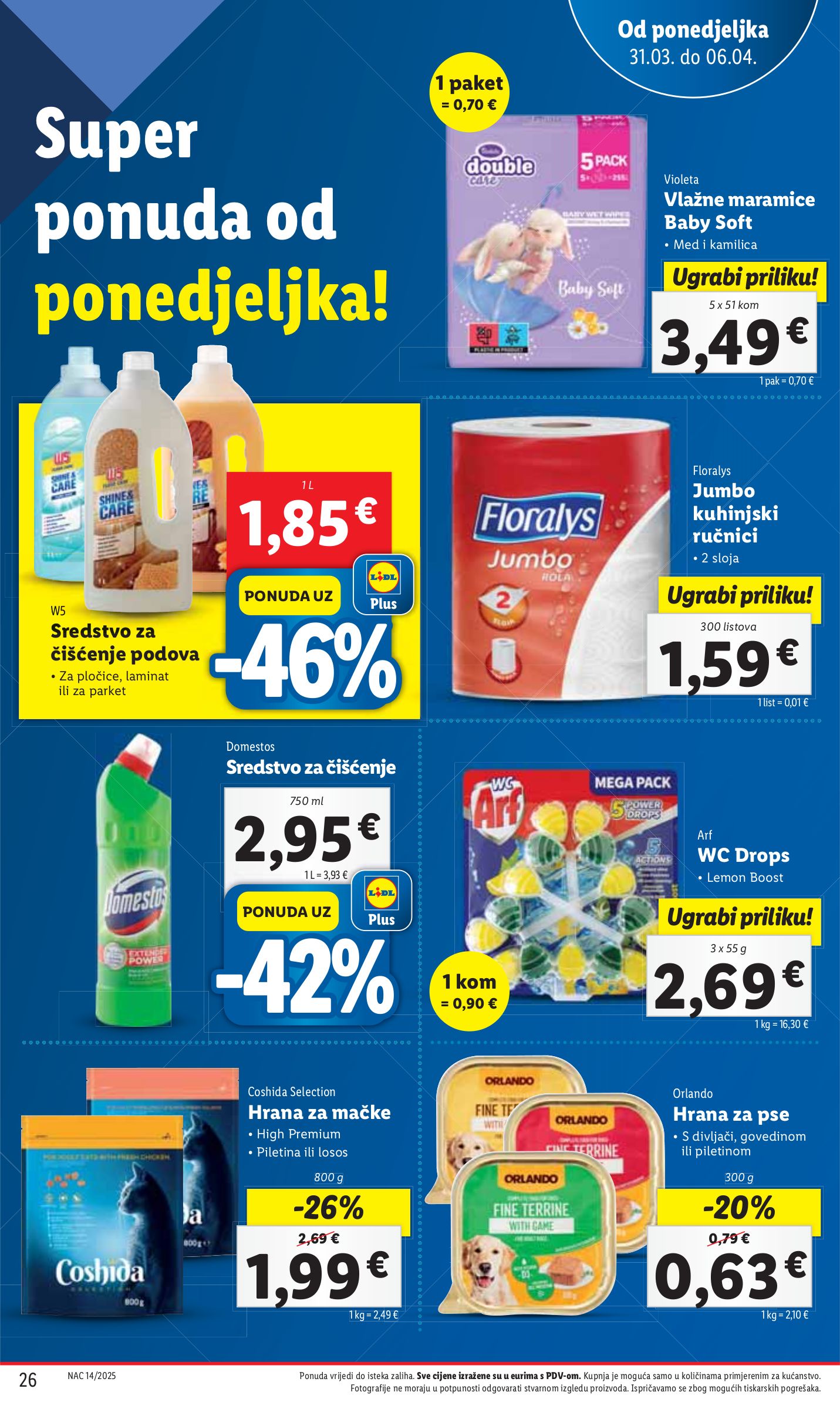 lidl - Lidl katalog vrijedi od 31.03. do 06.04. - page: 26 lidl - Lidl katalog vrijedi od 31.03. do 06.04. - page: 26