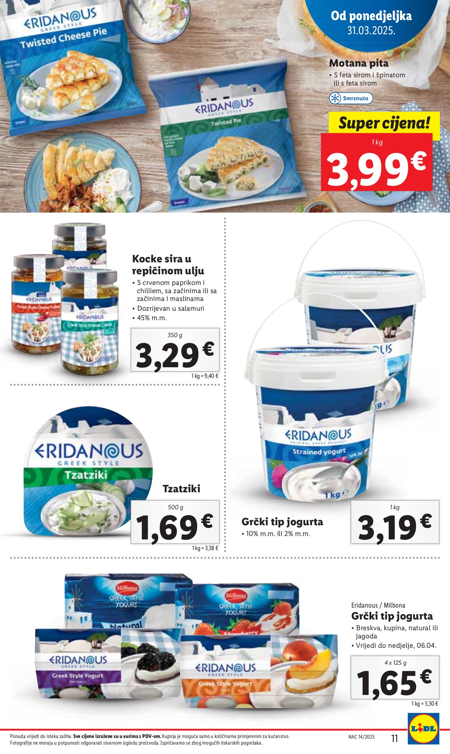 lidl - Lidl katalog vrijedi od 31.03. do 06.04. - page: 11 lidl - Lidl katalog vrijedi od 31.03. do 06.04. - page: 11