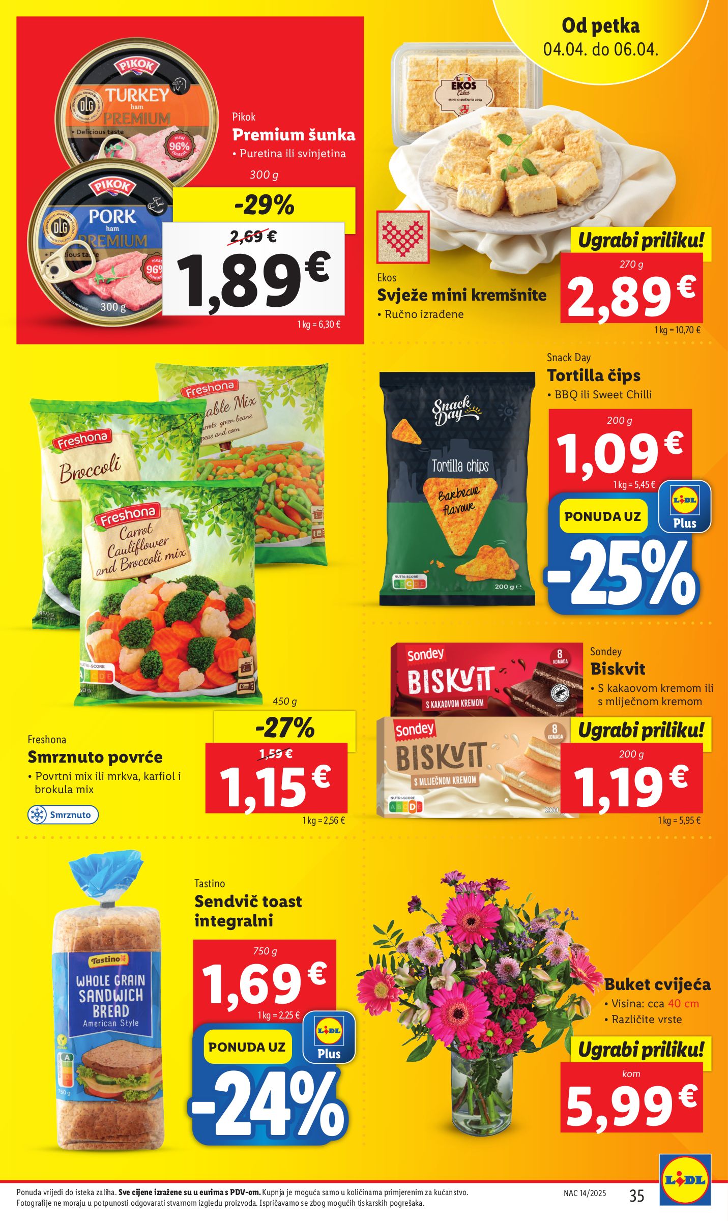 lidl - Lidl katalog vrijedi od 03.04. do 06.04. - page: 35