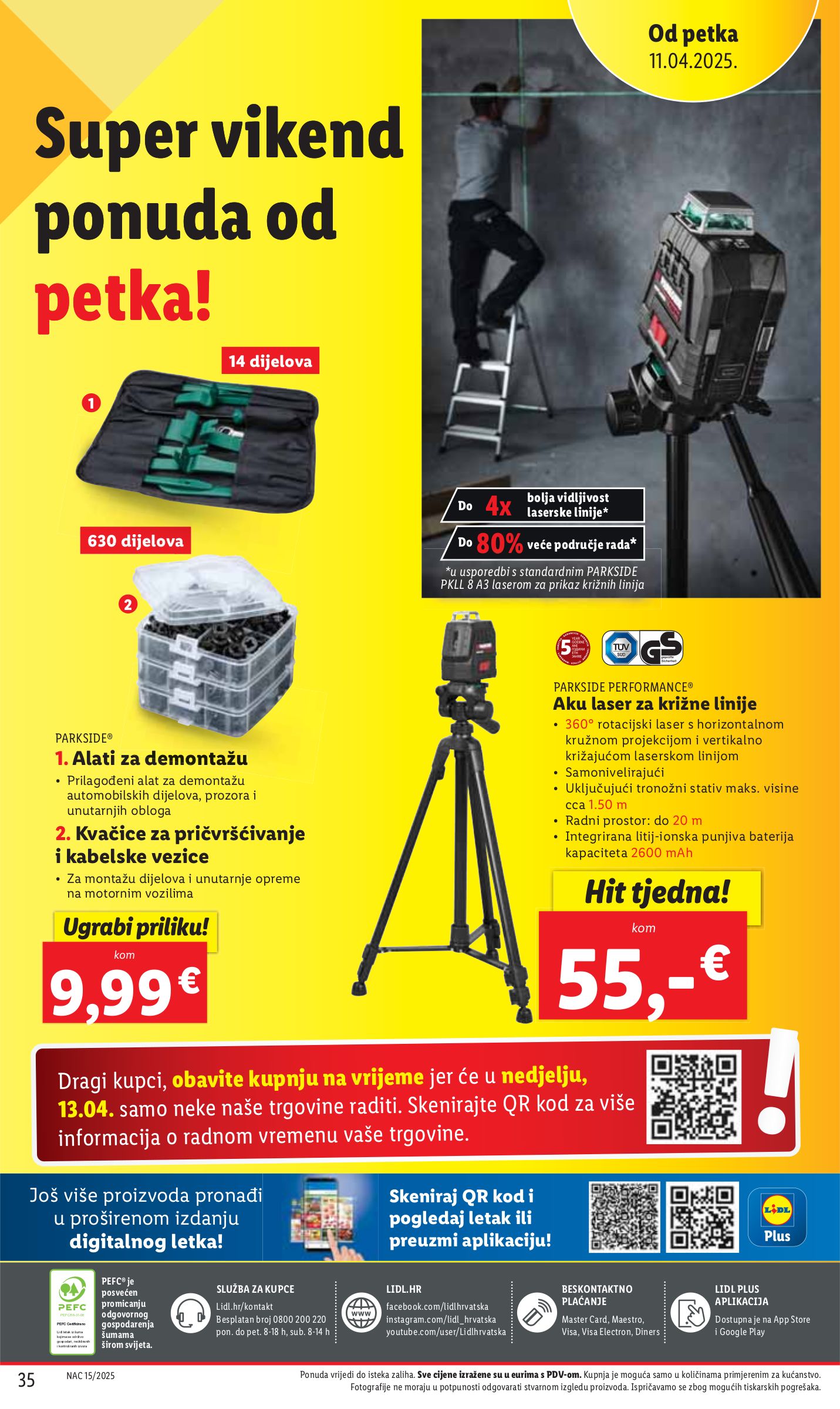 lidl - Lidl katalog vrijedi od 10.04. do 13.04. - page: 35