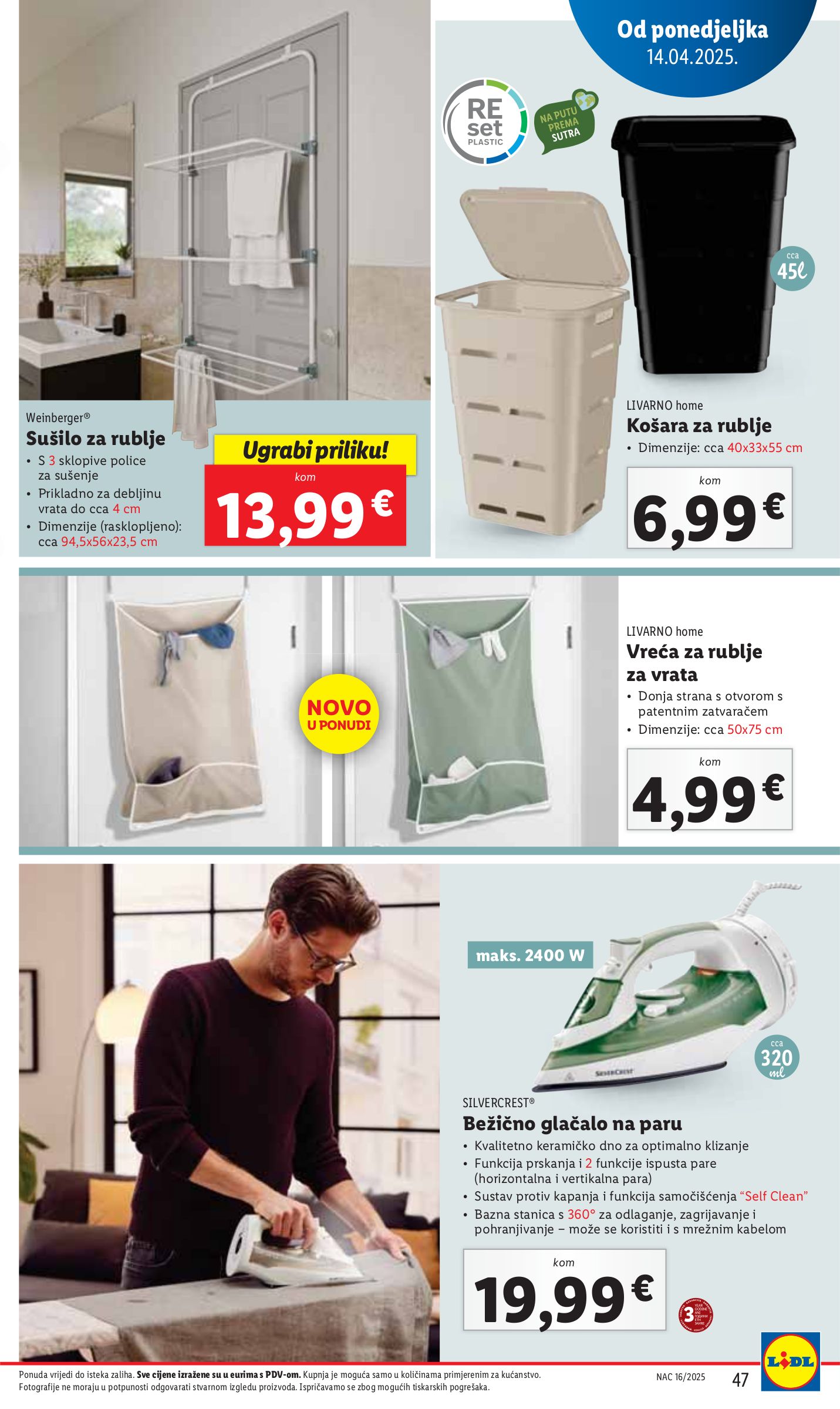 lidl - Lidl katalog vrijedi od 14.04. do 19.04. - page: 47 lidl - Lidl katalog vrijedi od 14.04. do 19.04. - page: 47