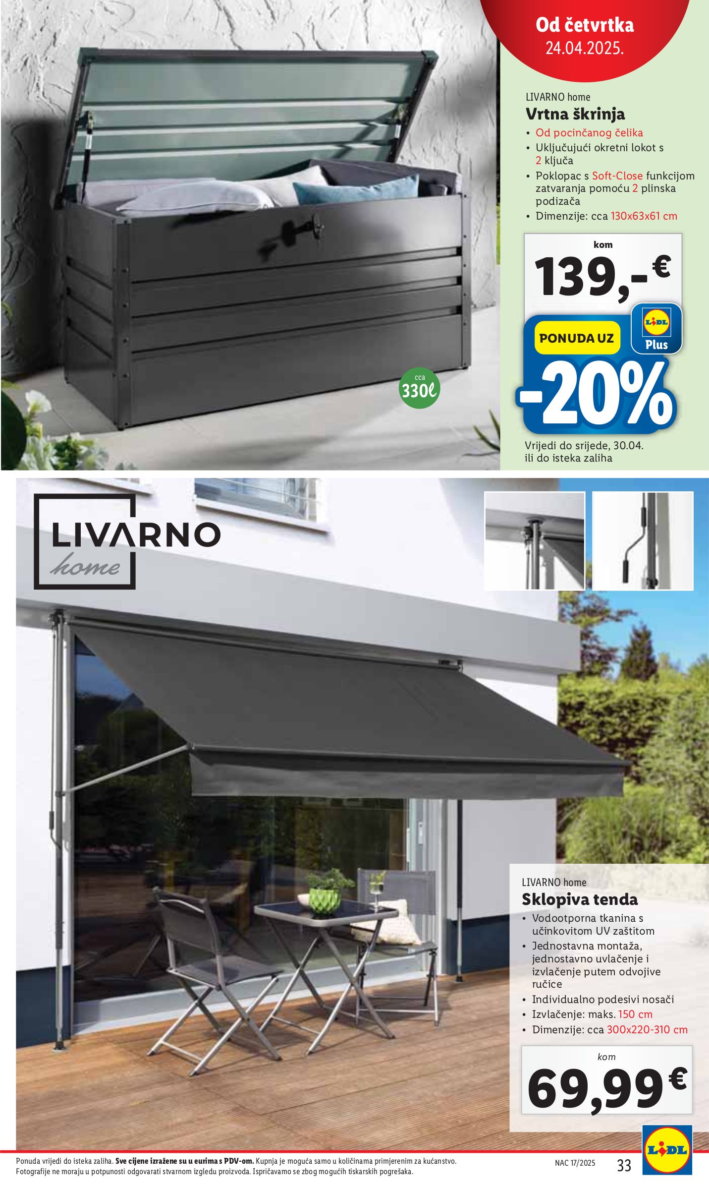 lidl - Lidl katalog vrijedi od 24.04. do 27.04. - page: 33 lidl - Lidl katalog vrijedi od 24.04. do 27.04. - page: 33