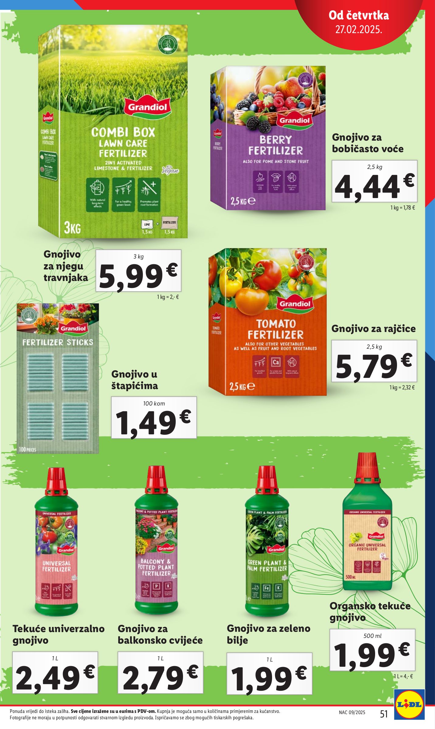 lidl - Prelistajte ovaj Lidl - Sve boje proljeća u vašem vrtu katalog, vrijedi od 27.02. do 16.05. - page: 51 lidl - Prelistajte ovaj Lidl - Sve boje proljeća u vašem vrtu katalog, vrijedi od 27.02. do 16.05. - page: 51
