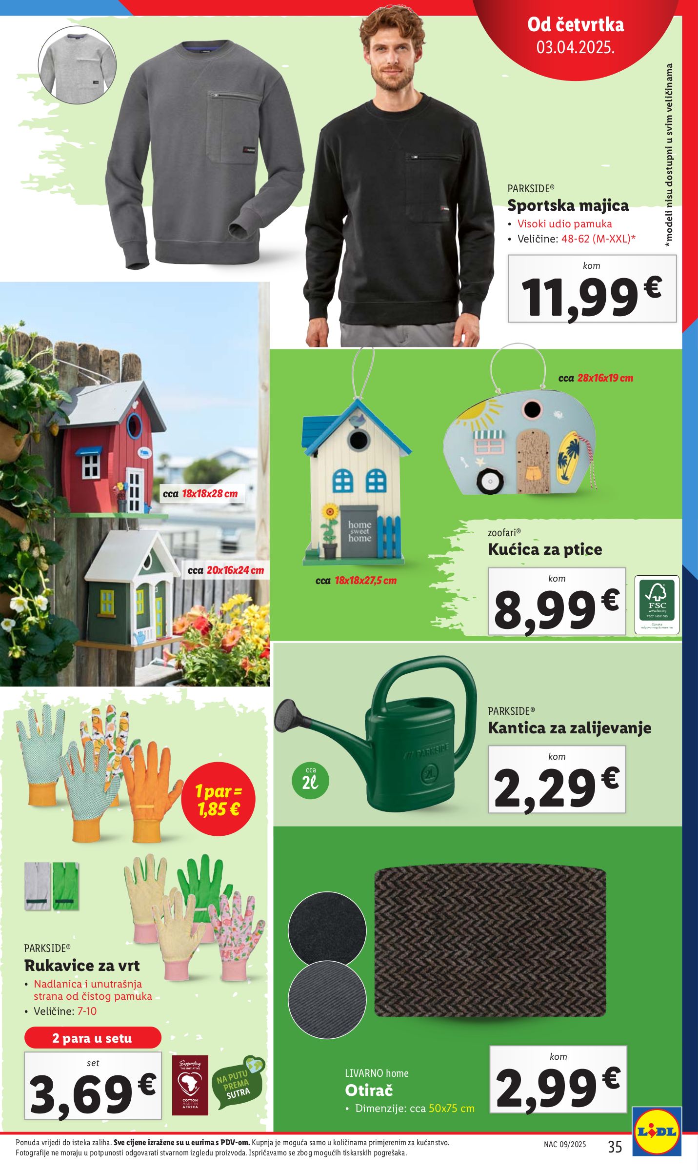 lidl - Prelistajte ovaj Lidl - Sve boje proljeća u vašem vrtu katalog, vrijedi od 27.02. do 16.05. - page: 35 lidl - Prelistajte ovaj Lidl - Sve boje proljeća u vašem vrtu katalog, vrijedi od 27.02. do 16.05. - page: 35