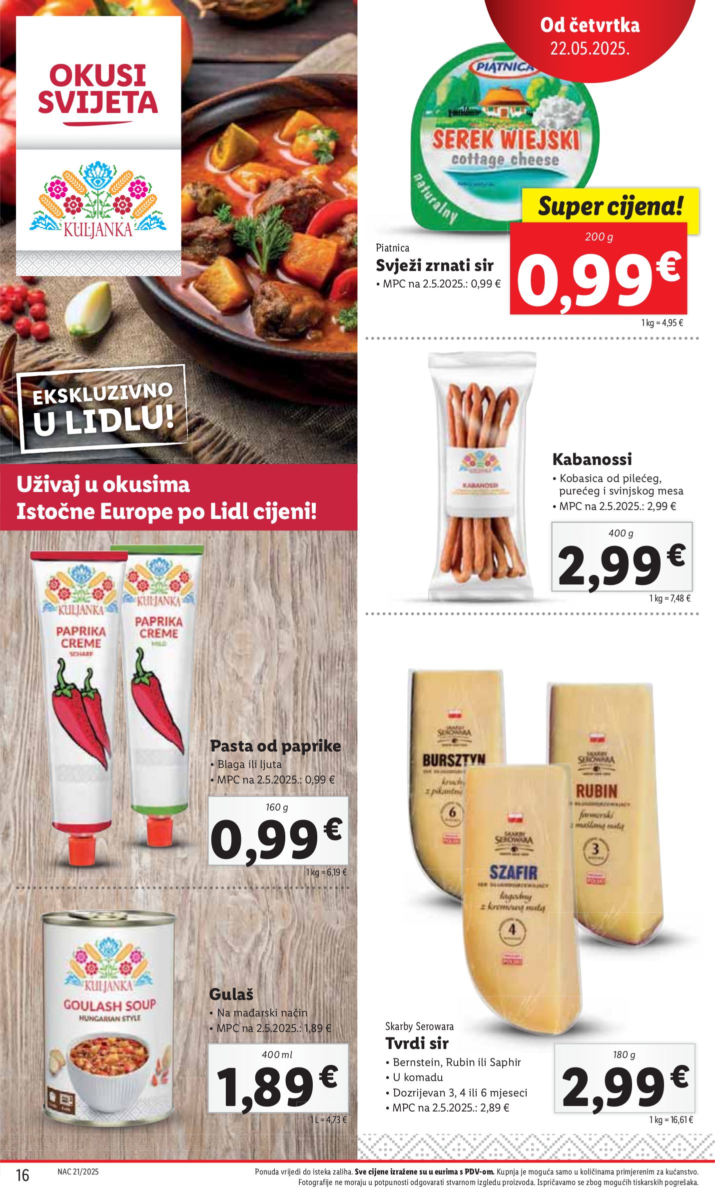lidl - Prelistajte ovaj Lidl katalog, vrijedi od 22.05. do 25.05. - page: 16 lidl - Prelistajte ovaj Lidl katalog, vrijedi od 22.05. do 25.05. - page: 16