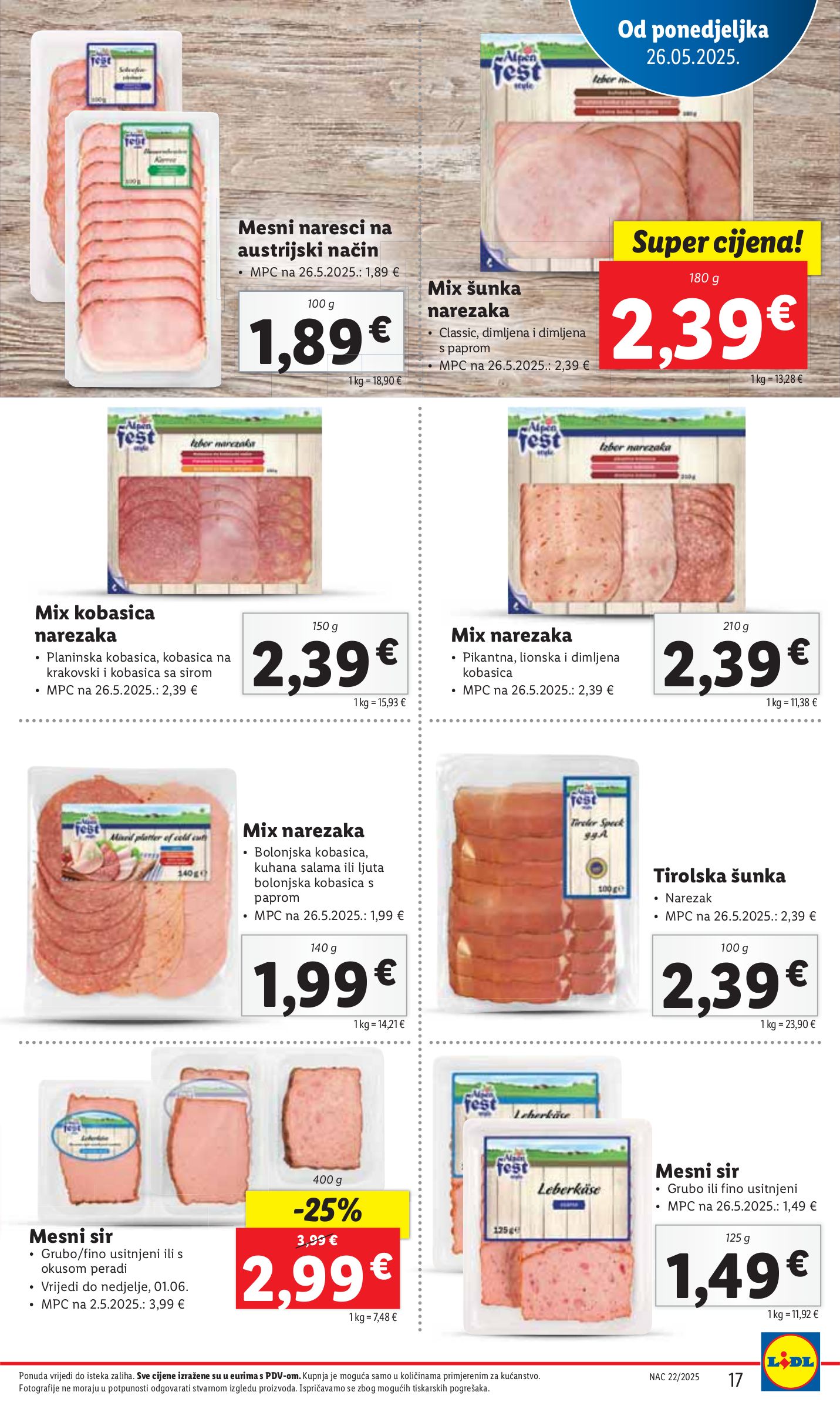 lidl - Prelistajte ovaj Lidl katalog, vrijedi od 26.05. do 01.06. - page: 17 lidl - Prelistajte ovaj Lidl katalog, vrijedi od 26.05. do 01.06. - page: 17