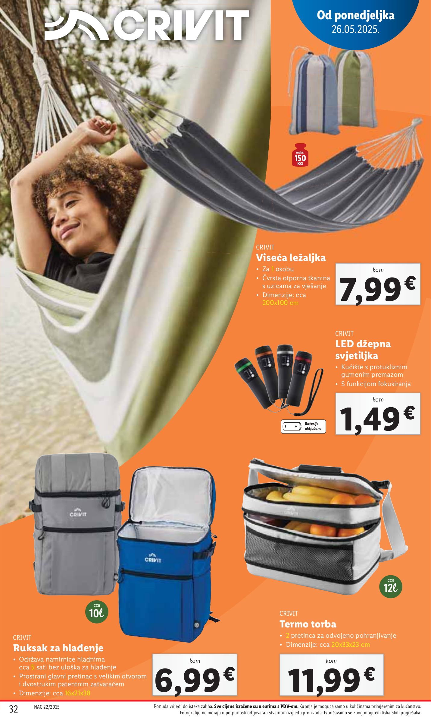 lidl - Prelistajte ovaj Lidl katalog, vrijedi od 26.05. do 01.06. - page: 32 lidl - Prelistajte ovaj Lidl katalog, vrijedi od 26.05. do 01.06. - page: 32